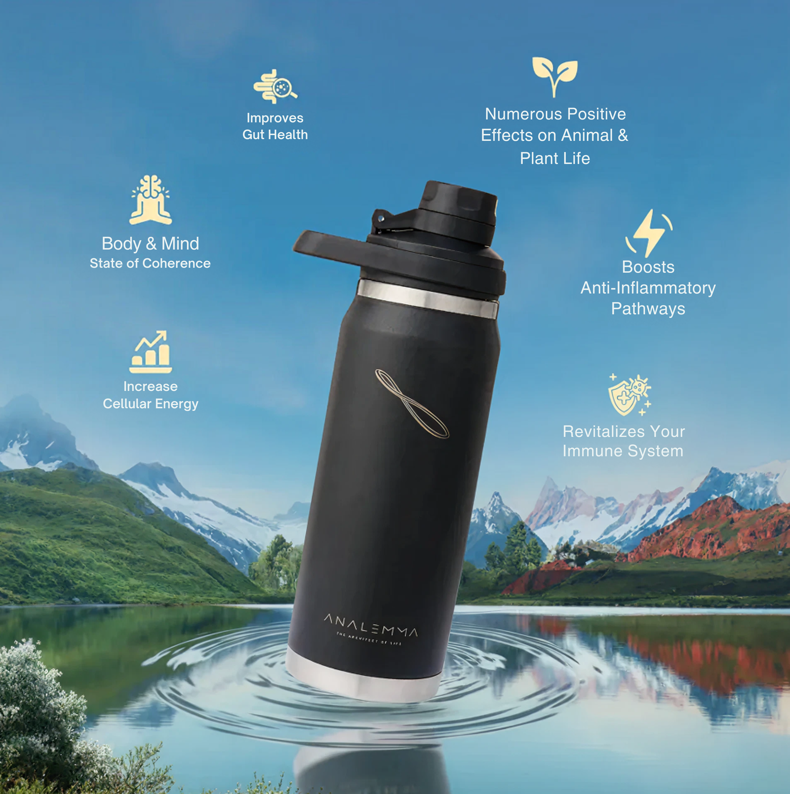 Analemma Water Bottle - aplus3 mobile