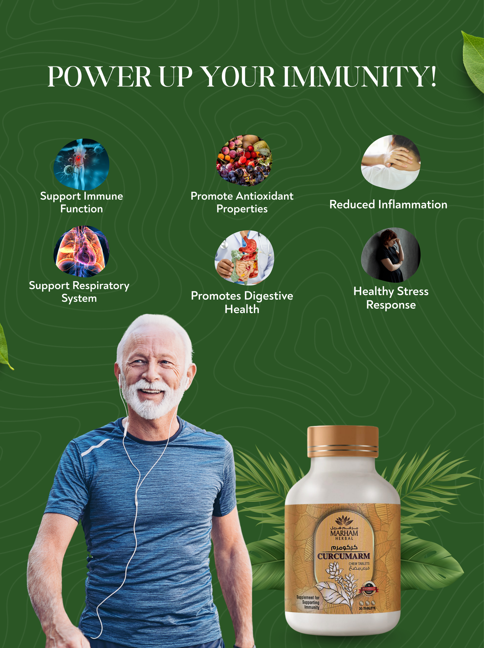 Curcumarm Chewable Tablet - aplus1 mobile